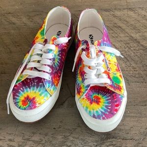 Supergra Tie Dye sneakers 39.5 8.5 womens
